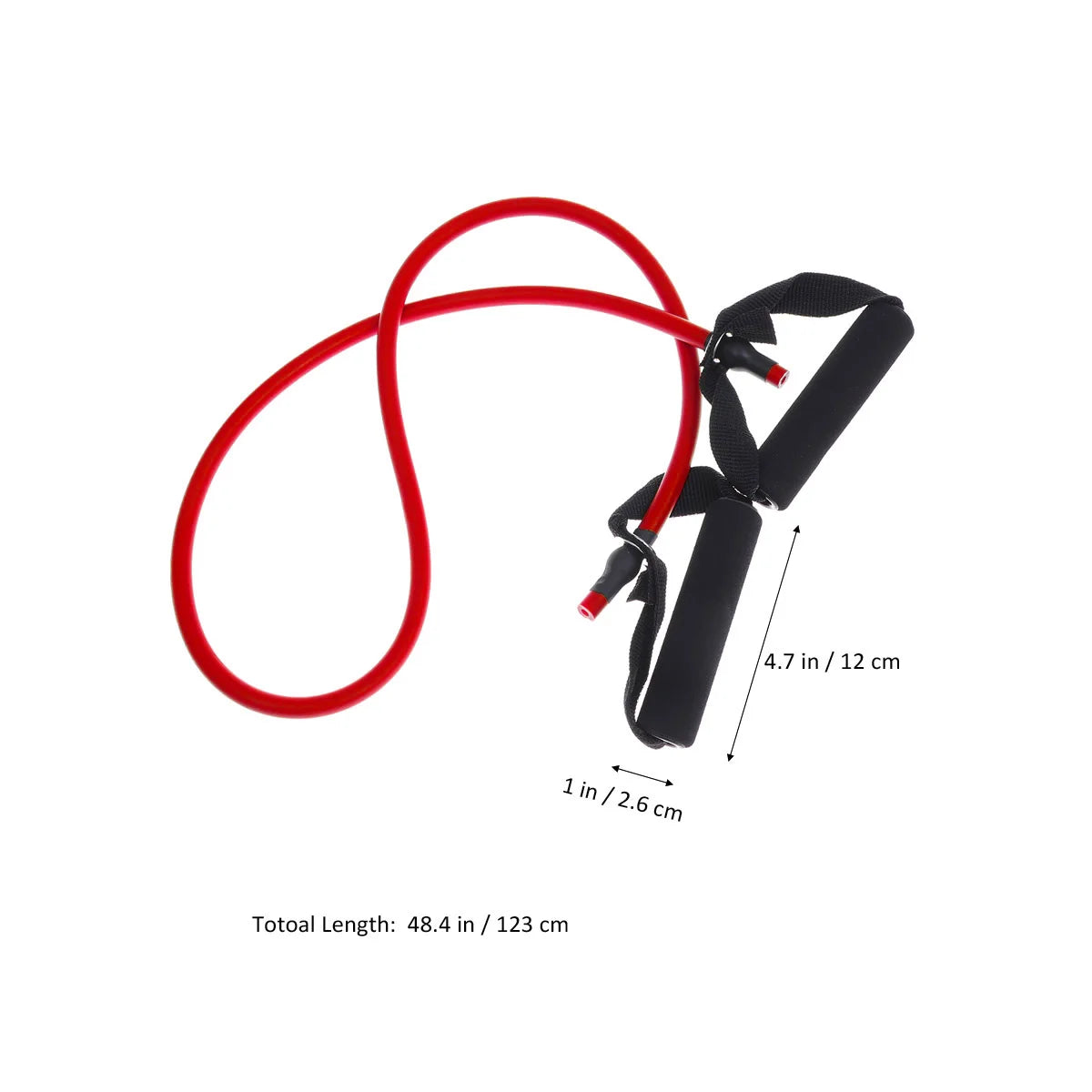 Stretch Band Exercises Elastic Resistance Pull Rope Yoga Bands with Handle Men Women