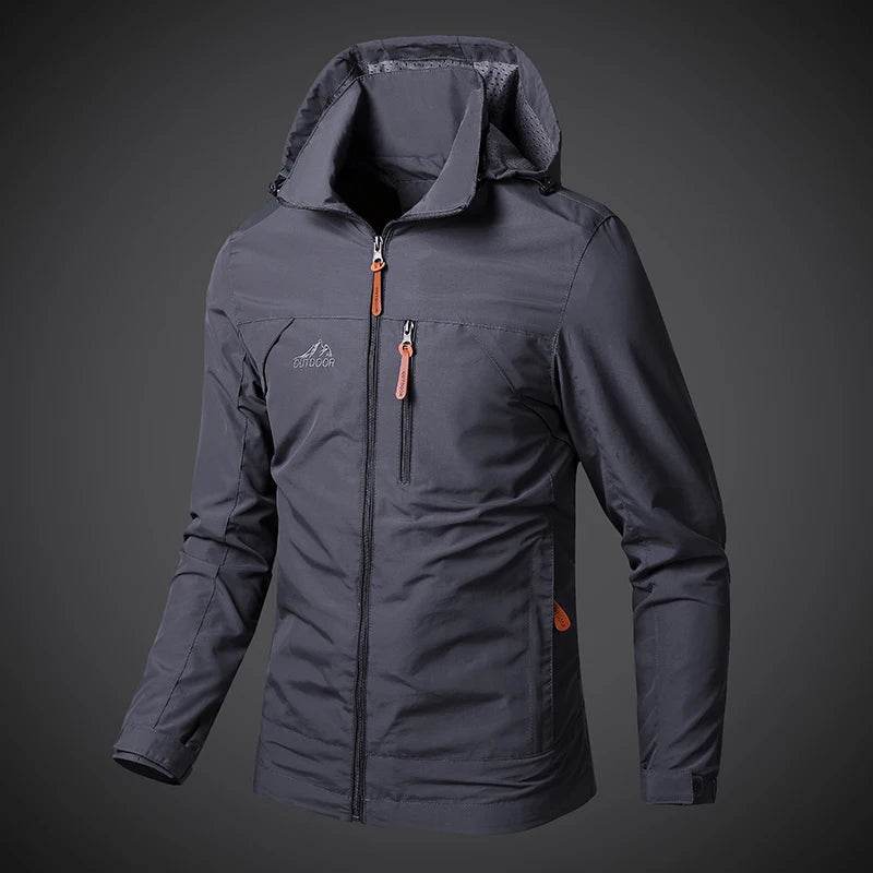 Mens Windbreaker Jackets Waterproof Military Hooded Coat Male New Combat Jackets Men Autumn Outdoor Hiking Biking Bomber Outwear - Tamnz