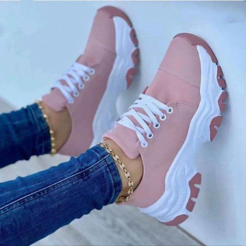 Sneakers Women Shoes New Pattern Canvas Shoe Casual Women Sport Shoes Flat Lace-Up Adult Zapatillas Mujer Chaussure Femme - Tamnz