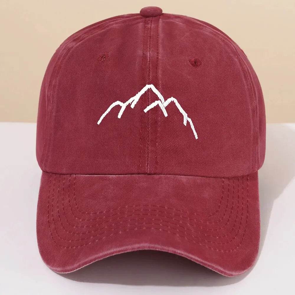 Baseball Hat Soft Top Printing Wash Cotton Men's Old Vintage Outdoor Sunscreen Sunshade Couple Duck Tongue Hat - Tamnz