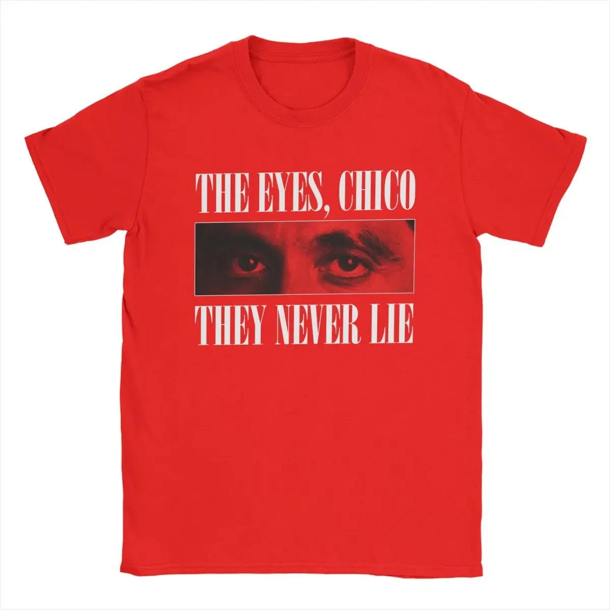 Funny Tony Montana Scarface T-Shirt for Men Round Collar Cotton T Shirts Short Sleeve Tees 3XL 4XL Clothes