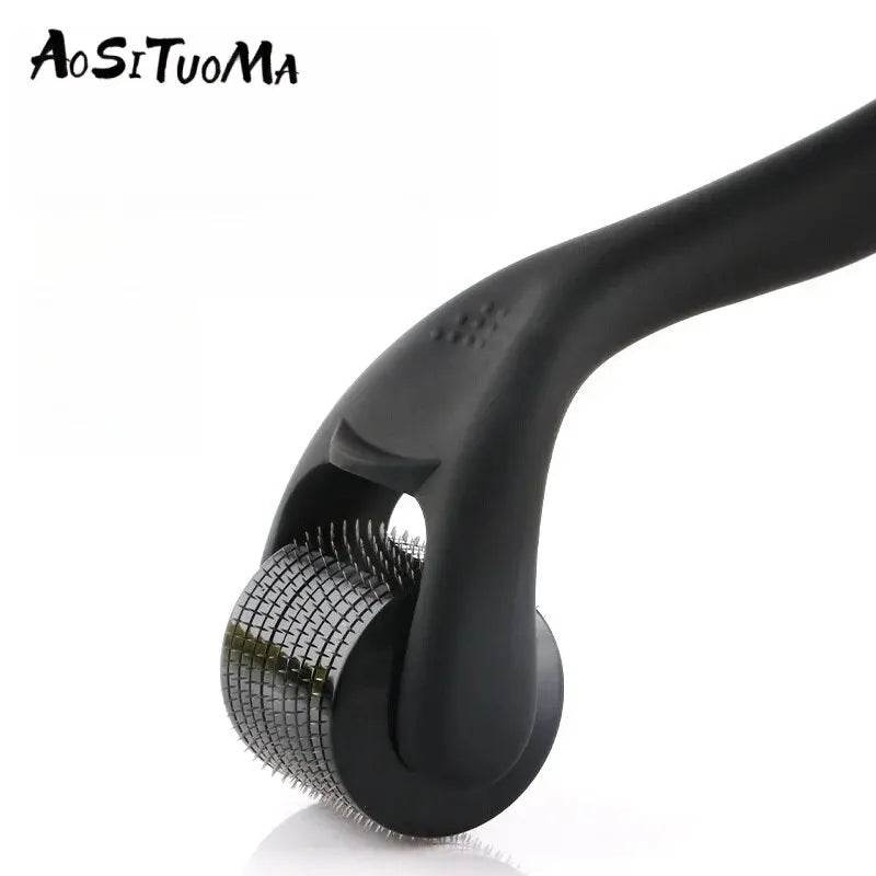 Microneedle Derma Roller With Titanium Needles Amazing Microneedling Tool For Skin Facial Beauty Hair Beard Scalp Women And Men - Tamnz