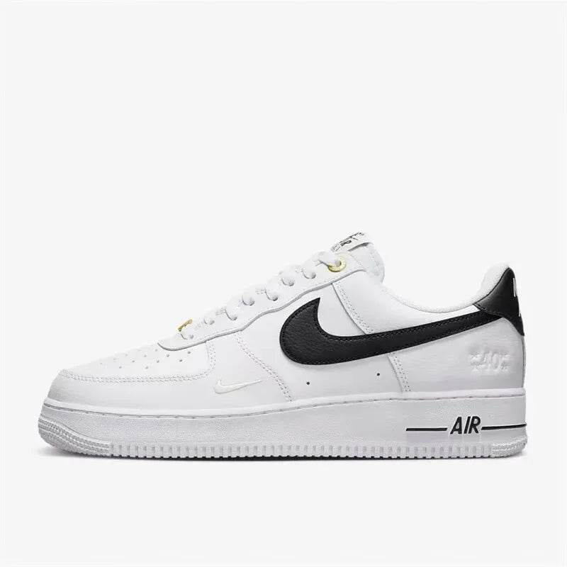 Nike Air Force 1 Low Mens Sneakers Comfortable wear casual shoes Classic versatile fashion sneakers White-Red - Tamnz