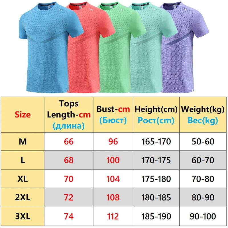 Print Gym Shirts Fashion Running Casual Outdoor Summer - Tamnz