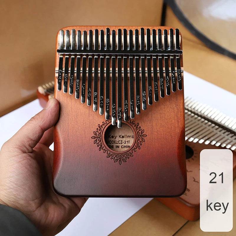 Kalimba 17 keys Professional Kalimba Thumb Piano Solid Wood Veneer Keyboard Musical Instrument Finger Piano - Tamnz