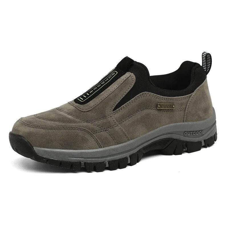 Outdoor Hiking Shoes Slip-On Loafers Training Sneakers Men Walking Shoes Trekking Driving Shoes - Tamnz