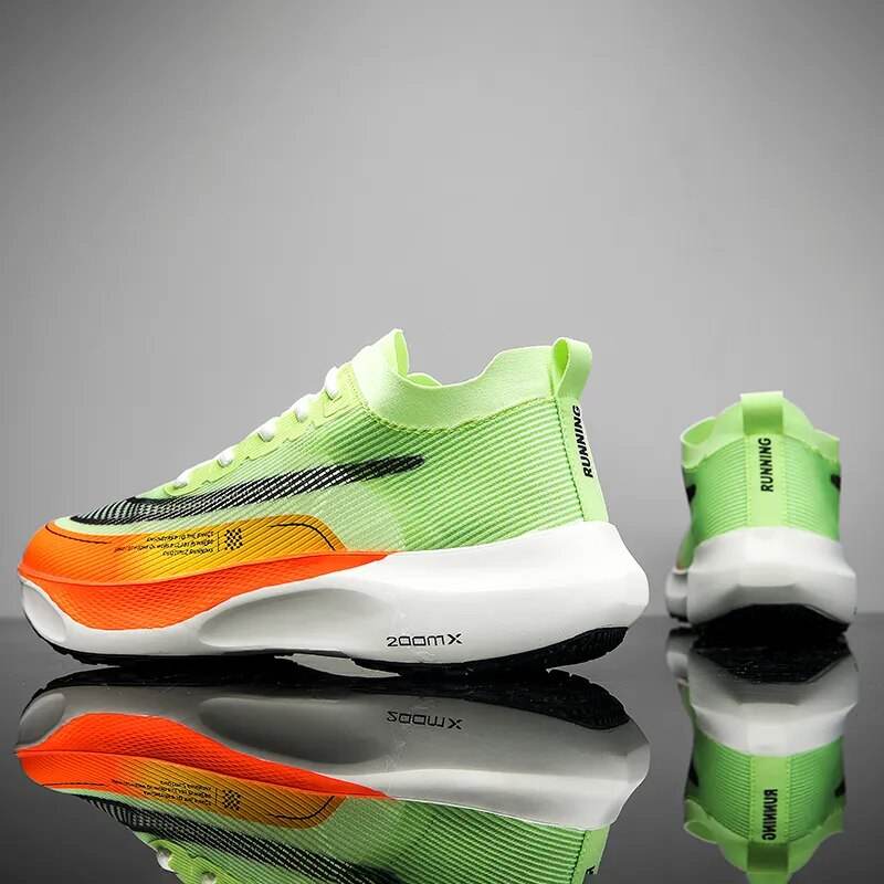 Marathon Air Cushion Men Sports Running Shoes Breathable Lightweight Women's Comfortable Athletic - Tamnz