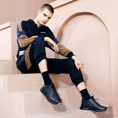 Breathable Leather Shoes for Men Autumn - Tamnz