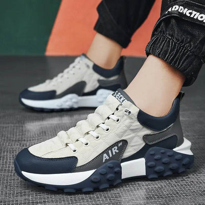 Casual Sport Fashion Shoes Men Running Breathable Sneakers Wearable Rubber Sneakers - Tamnz