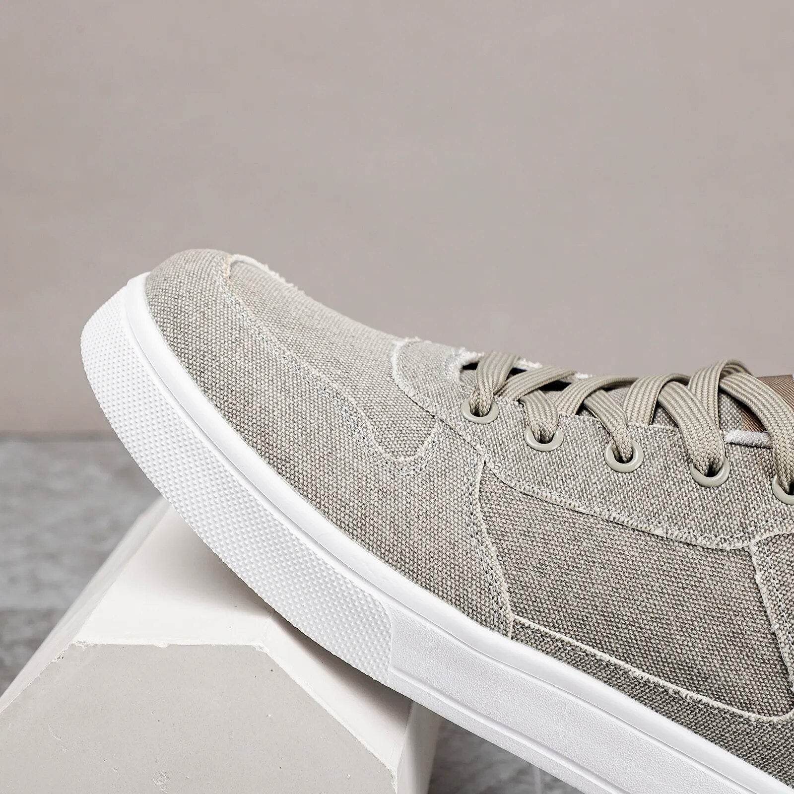  Men's Leather Fluff Sneakers 