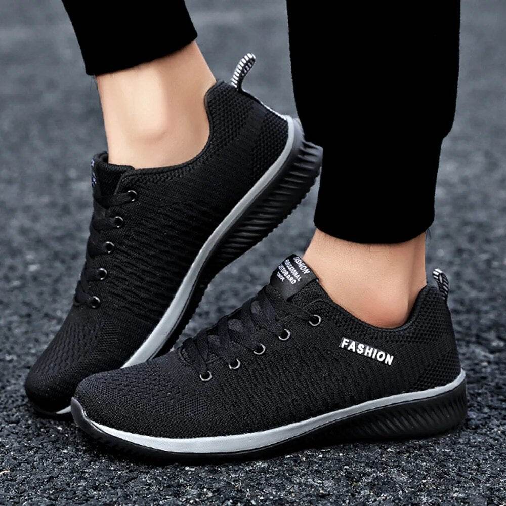 Men Running Shoes Lightweight Outdoor Cheap Male Sneakers Casual Mesh - Tamnz