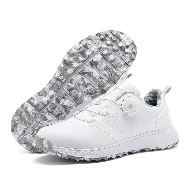 Waterproof Golf Shoes Unisex Comfortable Golf Sneakers Outdoor Walking Footwears Anti Slip Athletic Sneakers - Tamnz