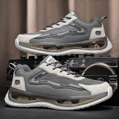 Breathable Running Shoes For Men Sneakers Air Cushion Lace-Up Sport Casual Sapatos - Tamnz