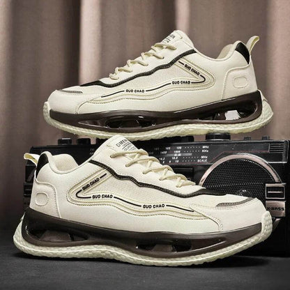 Breathable Running Shoes For Men Sneakers Air Cushion Lace-Up Sport Casual Sapatos - Tamnz