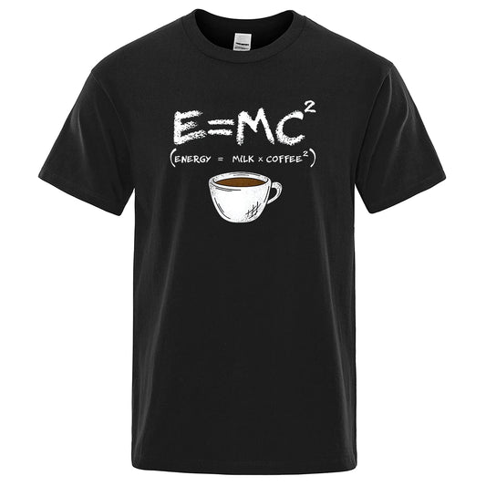Energy  Milk  Coffee Funny Oversized T-Shirt