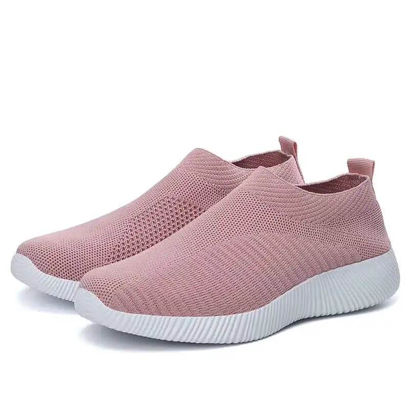 Women Vulcanized Shoes High Quality Women Sneakers Slip On Flats Shoes Women Loafers - Tamnz