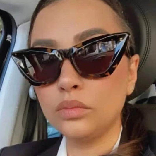 Vintage Cat Eye Sunglasses Women Fashion Luxury Sexy Small Frame UV400 Leopard Sun Shades Glasses Female Oculos De Sol Feminino - Tamnz