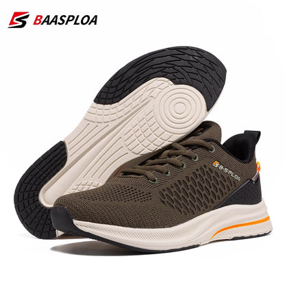 Knit Casual Walking Shoes Breathable Sneakers Light Shock Absorption Male Tennis Shoe - Tamnz