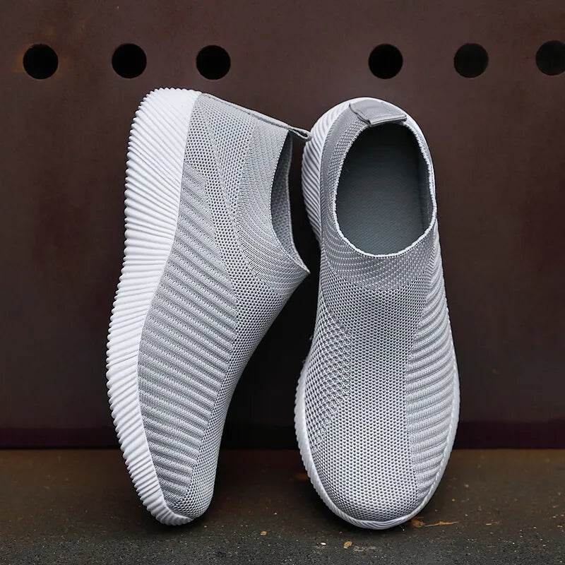 Women Vulcanized Shoes High Quality Women Sneakers Slip On Flats Shoes Women Loafers - Tamnz