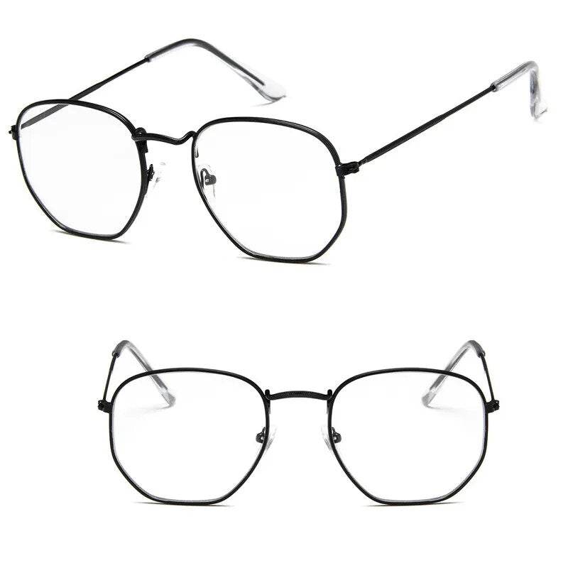 Polygon Retro Sunglasses Brand Designer Lentes D - Tamnz