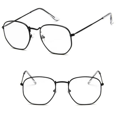 Polygon Retro Sunglasses Brand Designer Lentes D - Tamnz