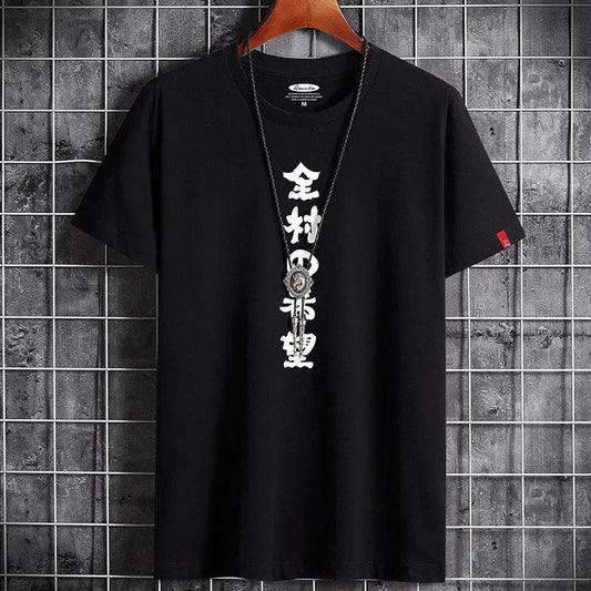 Summer Hip Hop Anime New Fashion Clothing Harajuku Retro Oversized Manga Goth Streetwear Vintage T-shirt - Tamnz