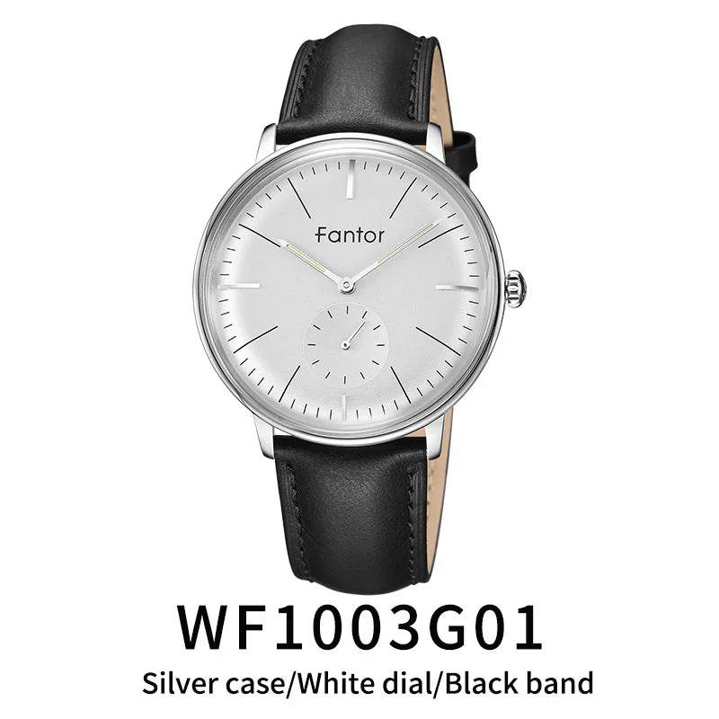 Fantor Luxury Men Watch Leather Geniune Wristwatch Fashion Casual Classic Quartz - Tamnz