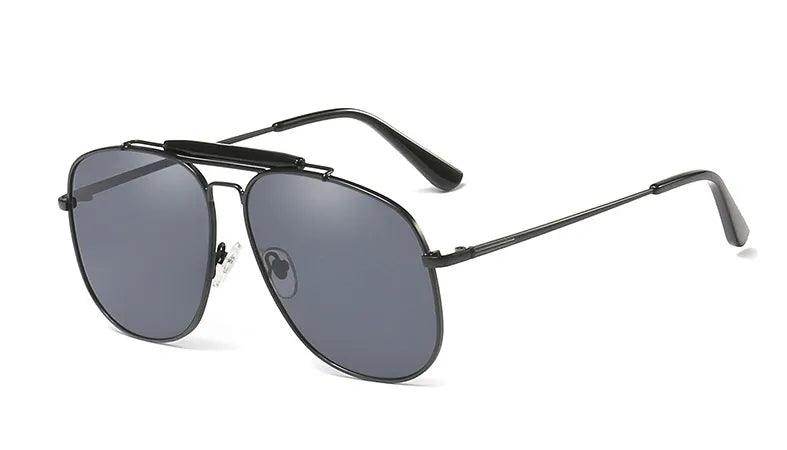 Retro Pilot Sunglasses Men Women 2019 Fashion Shades UV400 Vintage Glasses - Tamnz