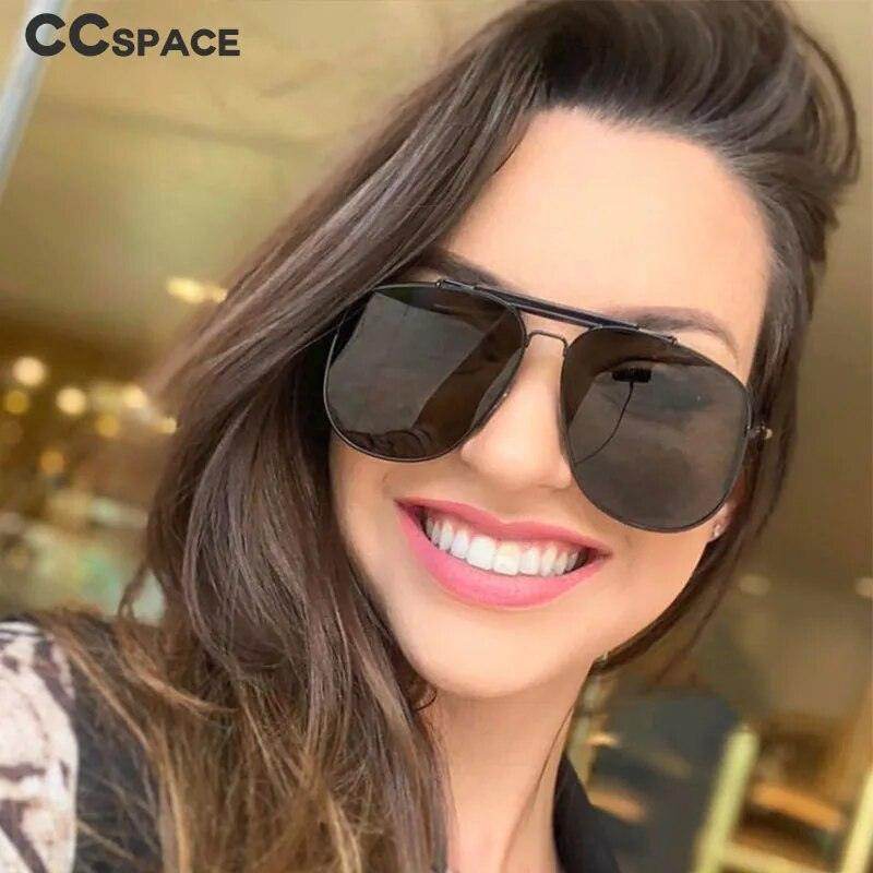 Retro Pilot Sunglasses Men Women 2019 Fashion Shades UV400 Vintage Glasses - Tamnz