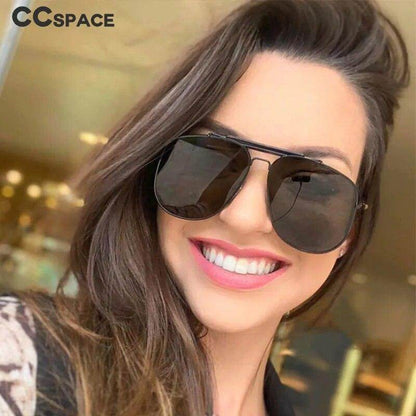 Retro Pilot Sunglasses Men Women 2019 Fashion Shades UV400 Vintage Glasses - Tamnz