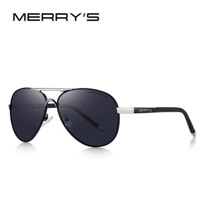 Men Classic Pilot Sunglasses HD Polarized Aluminum Driving Sun glasses Luxury Shades - Tamnz