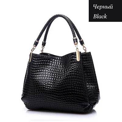 Famous Designer Brand Bags Women Leather Handbags Luxury Ladies Hand Bags Purse Fashion Shoulder Bags Bolsa Sac Crocodile - Tamnz