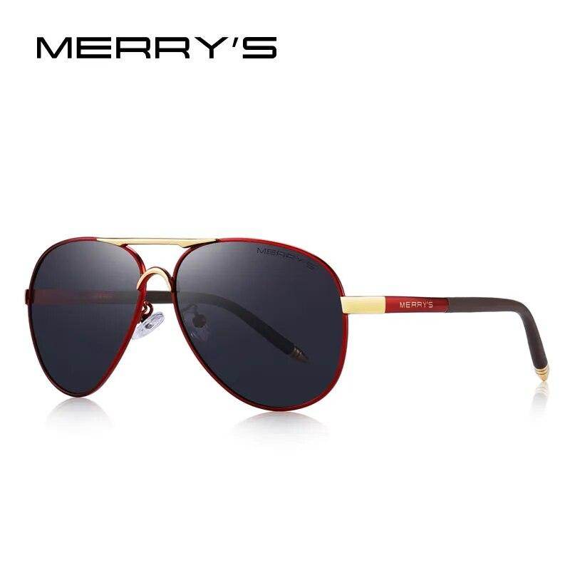 Men Classic Pilot Sunglasses HD Polarized Aluminum Driving Sun glasses Luxury Shades - Tamnz