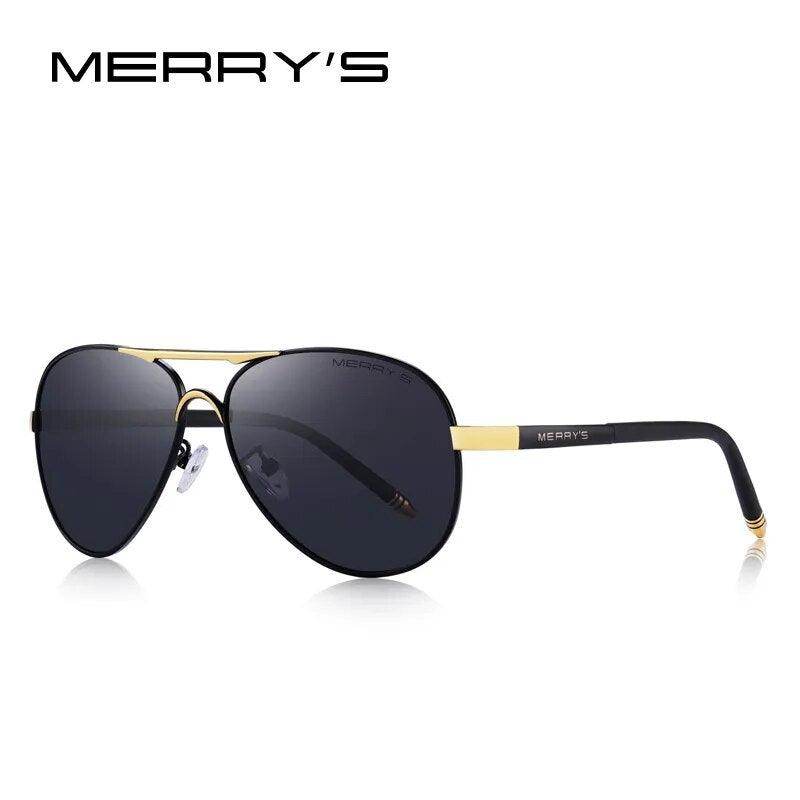 Men Classic Pilot Sunglasses HD Polarized Aluminum Driving Sun glasses Luxury Shades - Tamnz