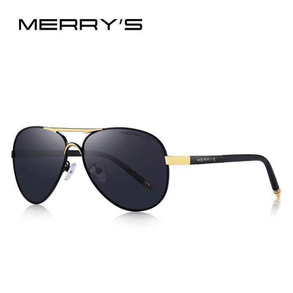 Men Classic Pilot Sunglasses HD Polarized Aluminum Driving Sun glasses Luxury Shades - Tamnz