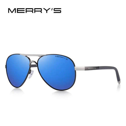 Men Classic Pilot Sunglasses HD Polarized Aluminum Driving Sun glasses Luxury Shades - Tamnz