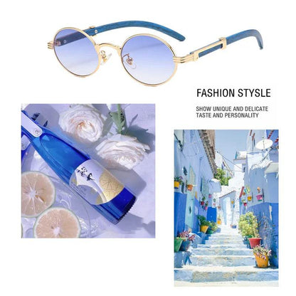 Retro Square Sunglasses Luxury Brand Designer Gold Lion Decoration Sun Glasses - Tamnz