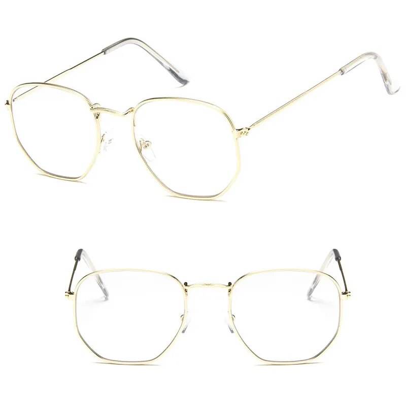 Polygon Retro Sunglasses Brand Designer Lentes D - Tamnz