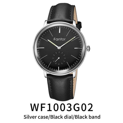 Fantor Luxury Men Watch Leather Geniune Wristwatch Fashion Casual Classic Quartz - Tamnz