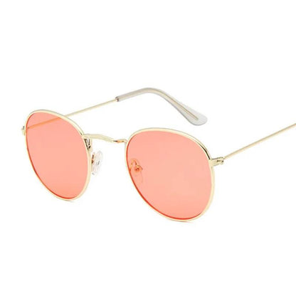 Classic Round Frame Driving Sunglasses Brand Designer Retro Black Shades - Tamnz