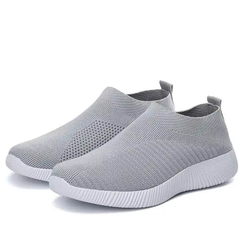 Women Vulcanized Shoes High Quality Women Sneakers Slip On Flats Shoes Women Loafers - Tamnz