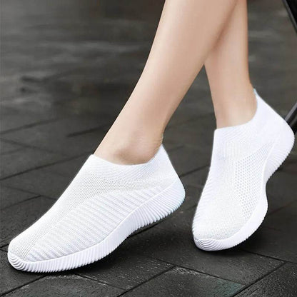 Women Vulcanized Shoes High Quality Women Sneakers Slip On Flats Shoes Women Loafers - Tamnz
