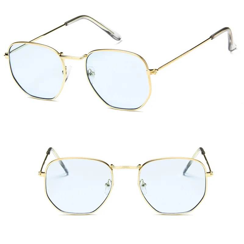 Polygon Retro Sunglasses Brand Designer Lentes D - Tamnz