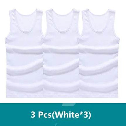 Cotton Solid Seamless Underwear Mens Sleeveless Tank Vest Comfortable Undershirts - Tamnz