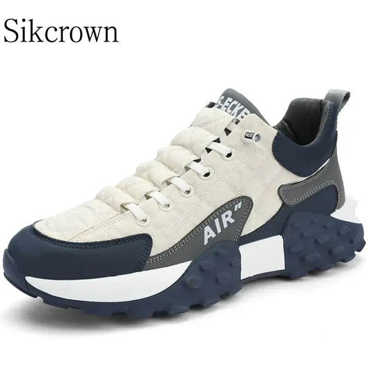 Casual Sport Fashion Shoes Men Running Breathable Sneakers Wearable Rubber Sneakers - Tamnz