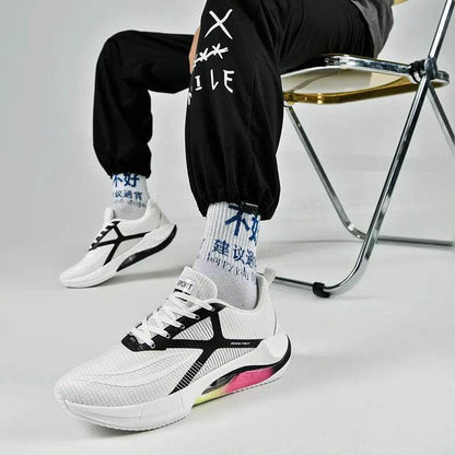 Carbon Plate Marathon Air Cushion Running Shoes Lightweight Comfortable Athletic Sneakers - Tamnz