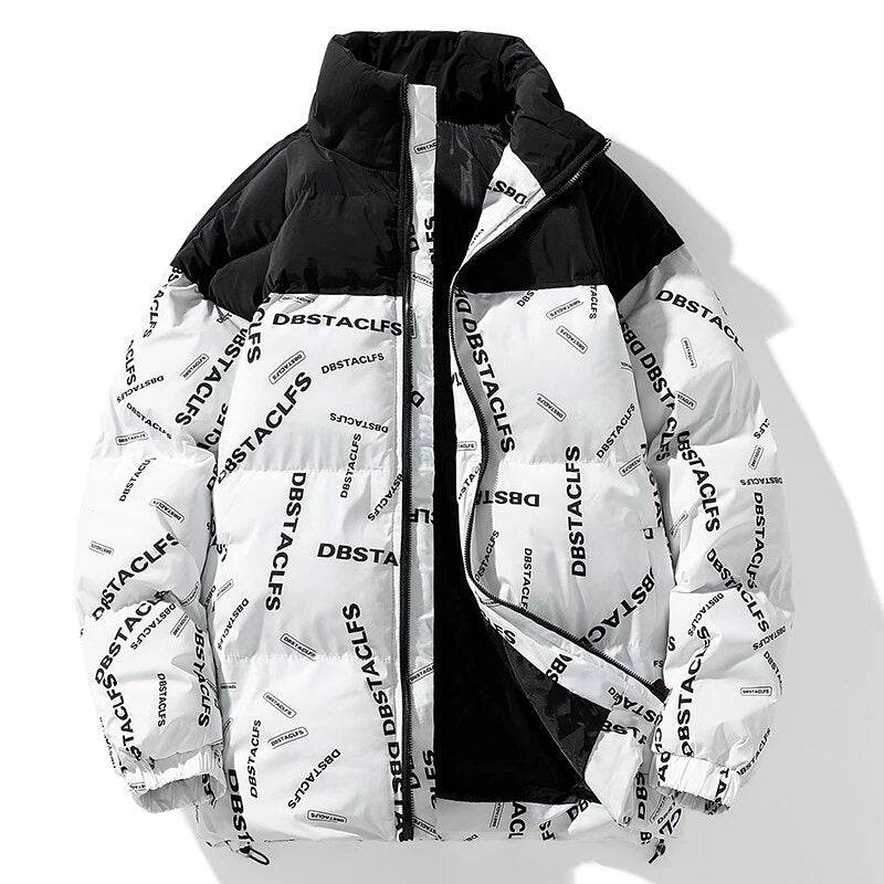 Winter Men's Parkas Plus Size 8xl Korean Fashion Stand Collar Thick Warm Puffer Jacket Windbreaker Thermal Padded Coat - Tamnz