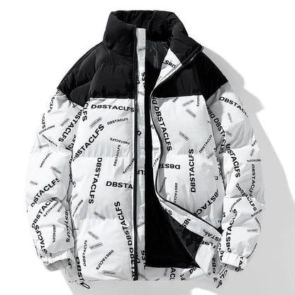 Winter Men's Parkas Plus Size 8xl Korean Fashion Stand Collar Thick Warm Puffer Jacket Windbreaker Thermal Padded Coat - Tamnz