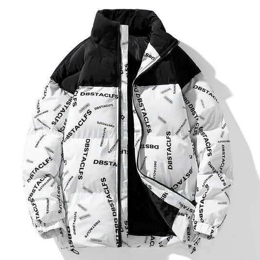 Winter Men's Parkas Plus Size 8xl Korean Fashion Stand Collar Thick Warm Puffer Jacket Windbreaker Thermal Padded Coat - Tamnz