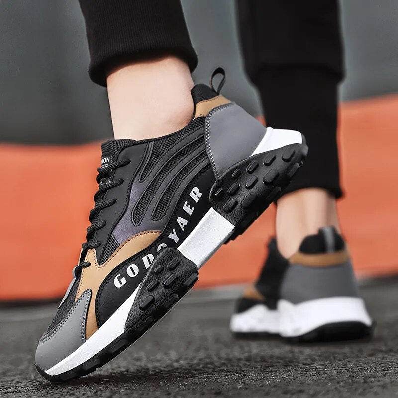 Sneakers MenShoes Sneakers Male Casual Shoes Trainer Race Thick Bottom - Tamnz